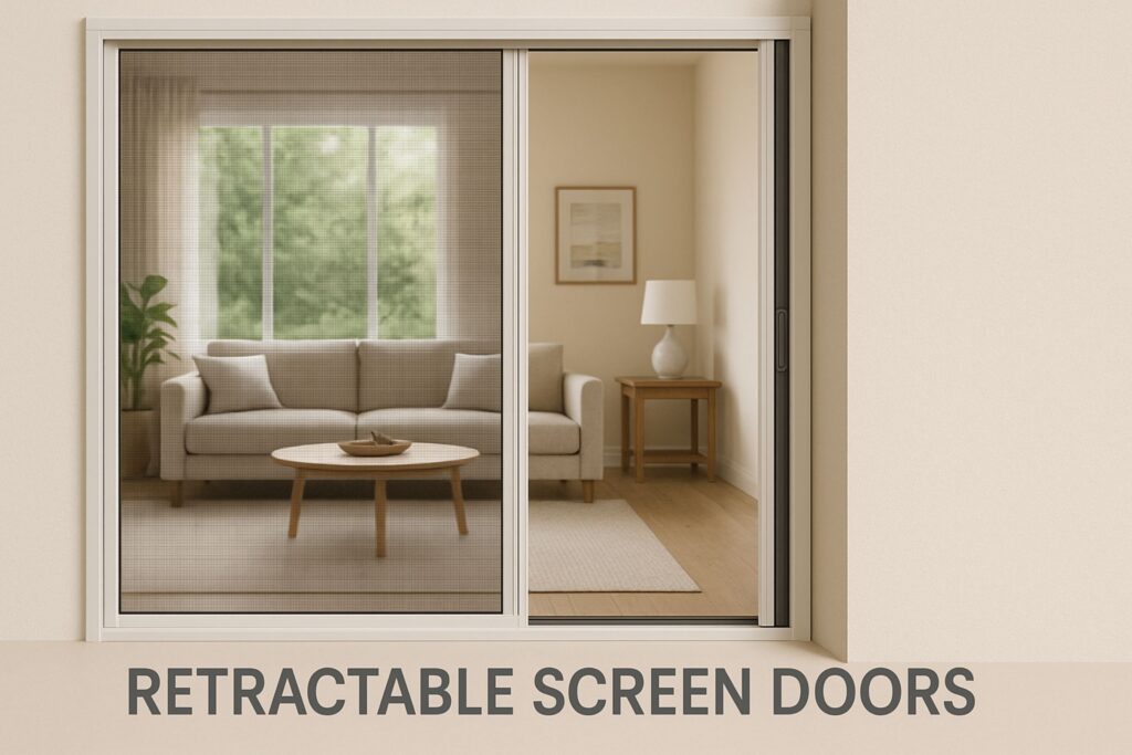 retractable screen doors