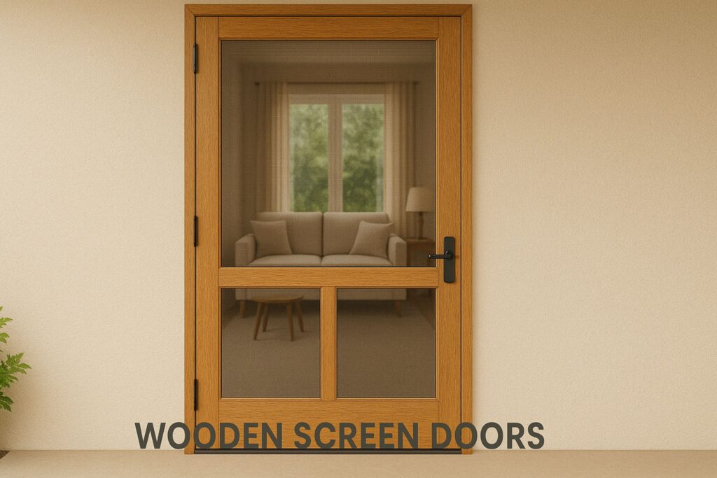 wooden screen doors