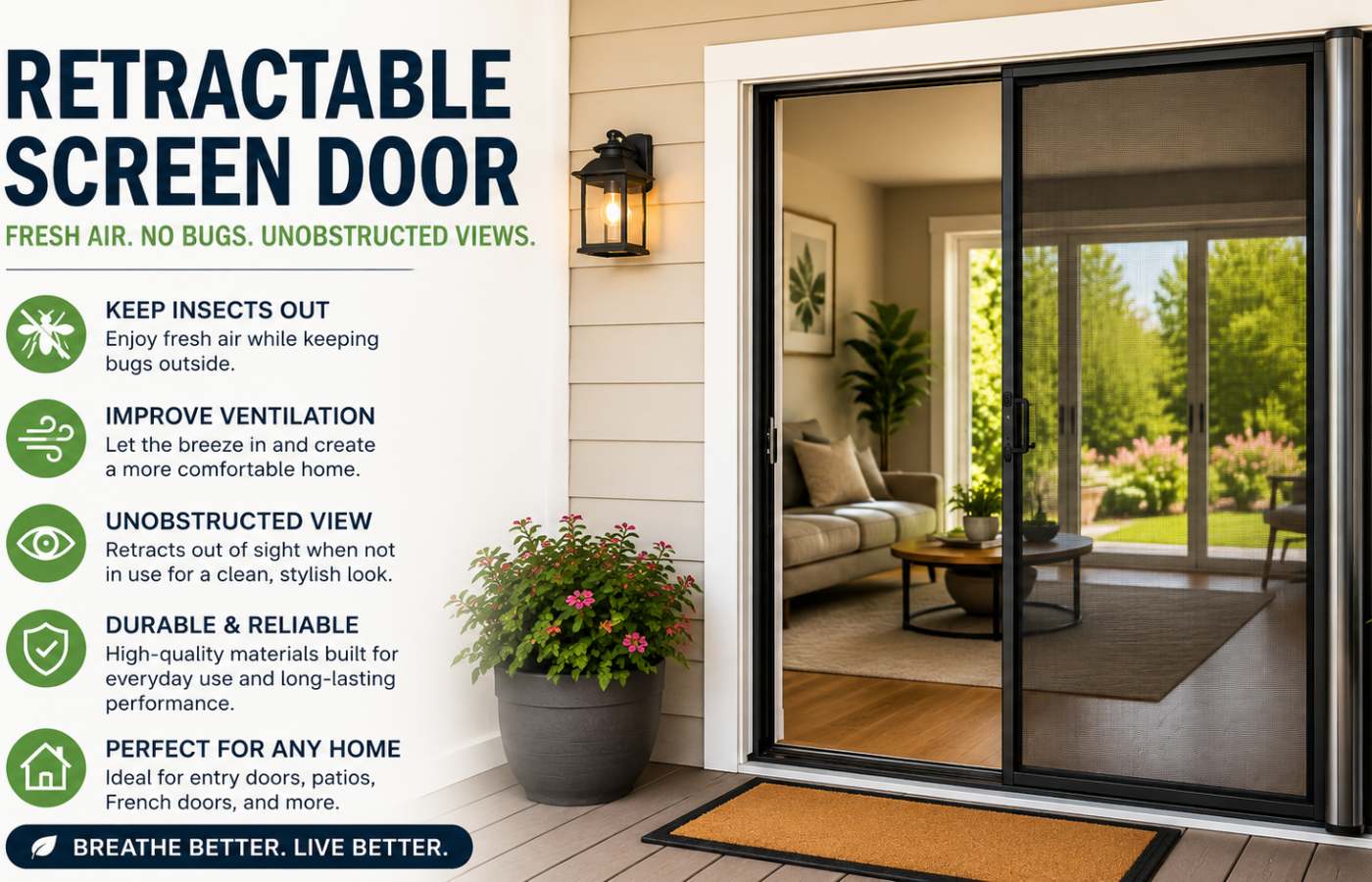 Retractable Screen Door